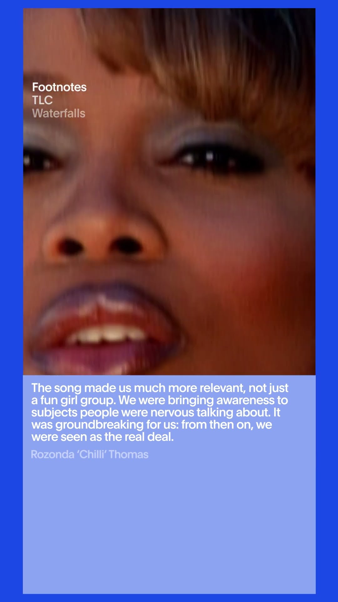@officialTLC - The Making of 'Waterfalls' | Vevo Footnotes