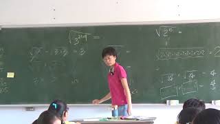 20171007 梅仙談數學 根號數2  琉球國中802班