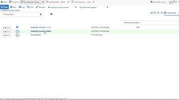 SageMathCloud -- course management
