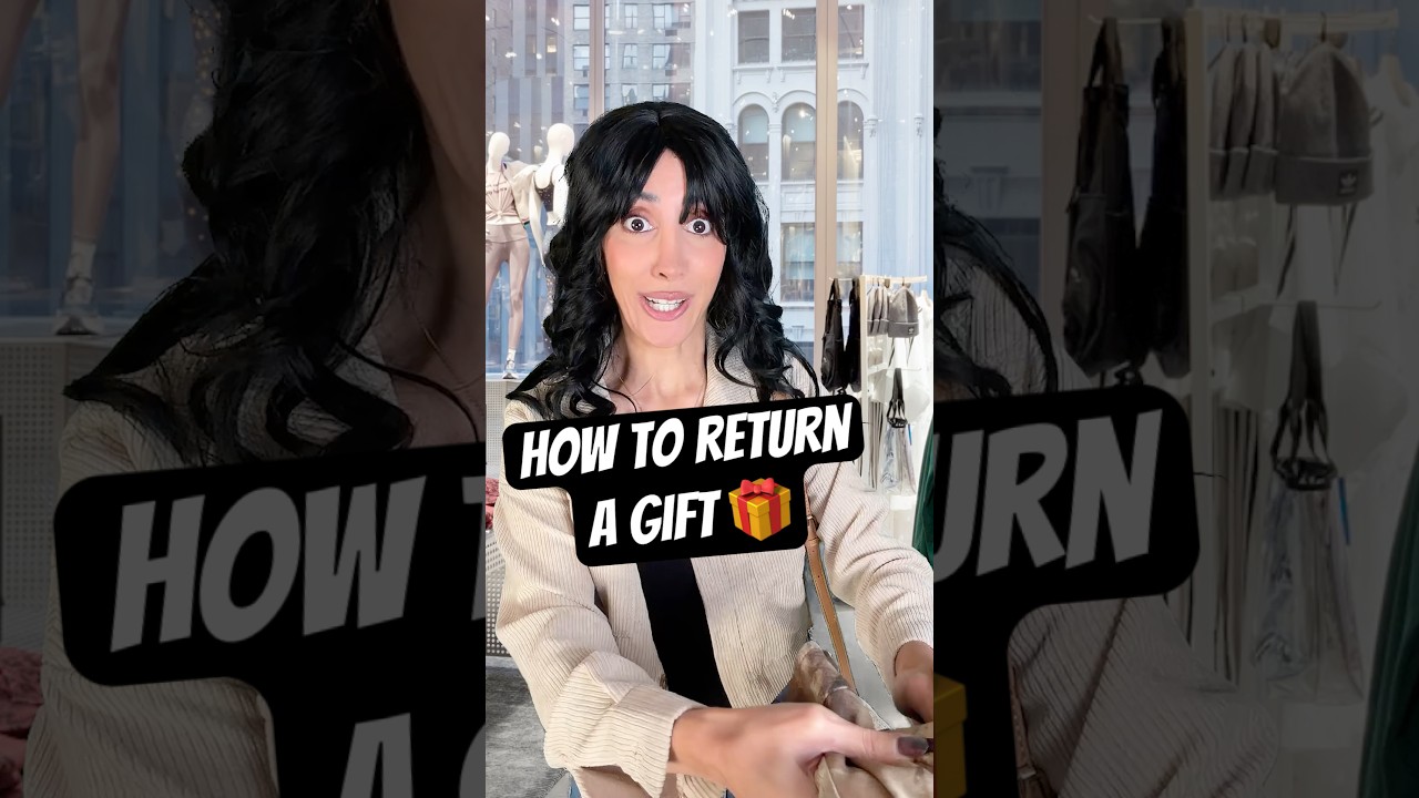 The Proper Way to Return a Gift 🎁 #shorts