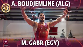 Adem Boudjemline (ALG) vs Mohamed Ali Elsayed Gabr (EGY) - Finał // African Championships 2022