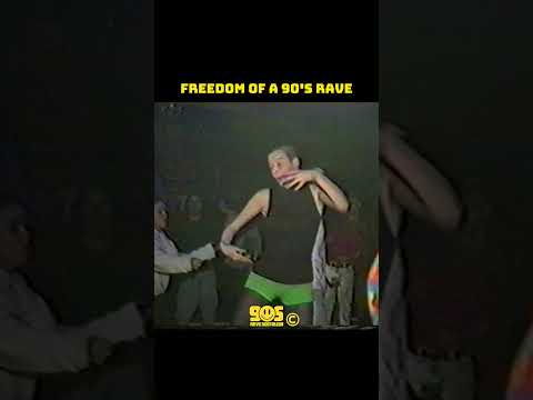 Freedom Of A 90's Rave 👀📽️😃 #rave #90sravenostalgia #shelleys  #90smusic #dance #party