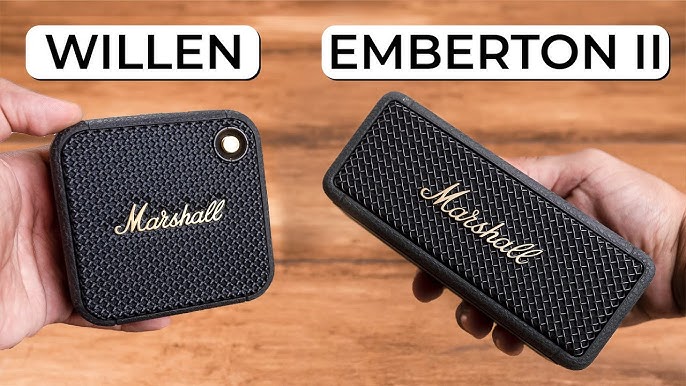 Marshall Willen portable Bluetooth speaker review surprise: small in size,  big on features! - YouTube