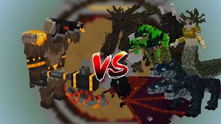 Minotaur vs Pocket Mythology Bosses | Minecraft Mob Battle screenshot 3