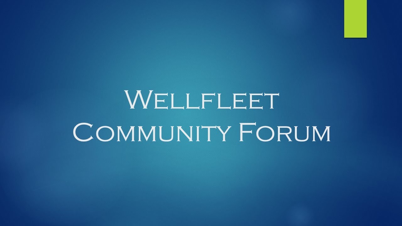 Wellfleet Community Forum Parking Task Force II, February 6, 2020 YouTube