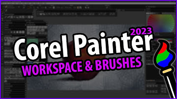 Corel Painter 2023 Custom Brushes & Workspace Tour