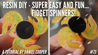 #73. Resin DIY Fidget Spinners - Super Easy and Super Fun. A Tutorial by Daniel Cooper screenshot 5