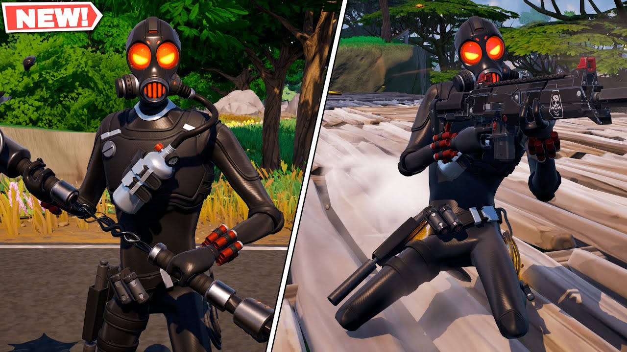 Fortnite Chaos Explorer Skin GAMEPLAY! (Summer Chaos Agent) YouTube