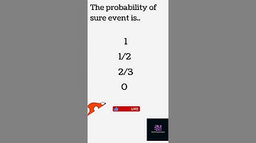 sure event in probability |For more chwck the video in description#youtubeshorts #shorts