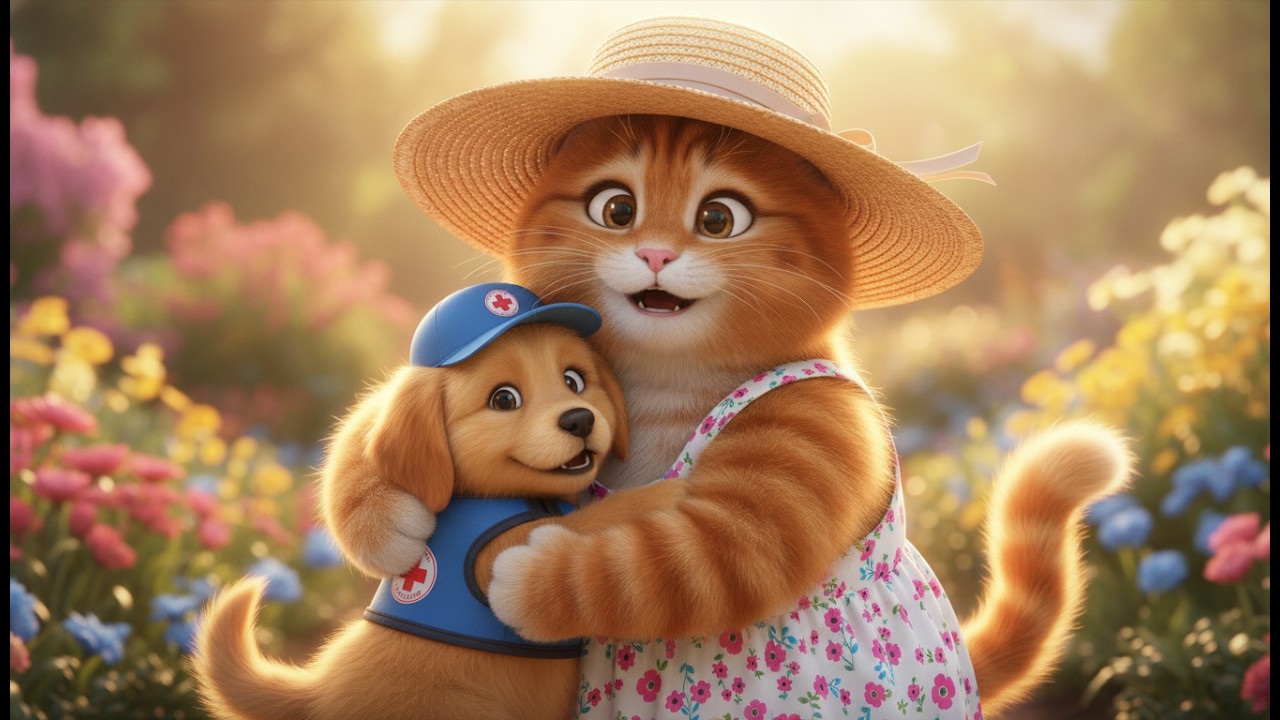 Best From Lonely to Loved A Mama Cat & Puppy’s Rescue Story Funny Animation