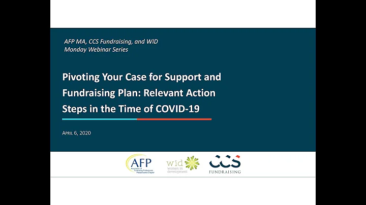 Pivoting Your Case for Support and Fundraising Pla...