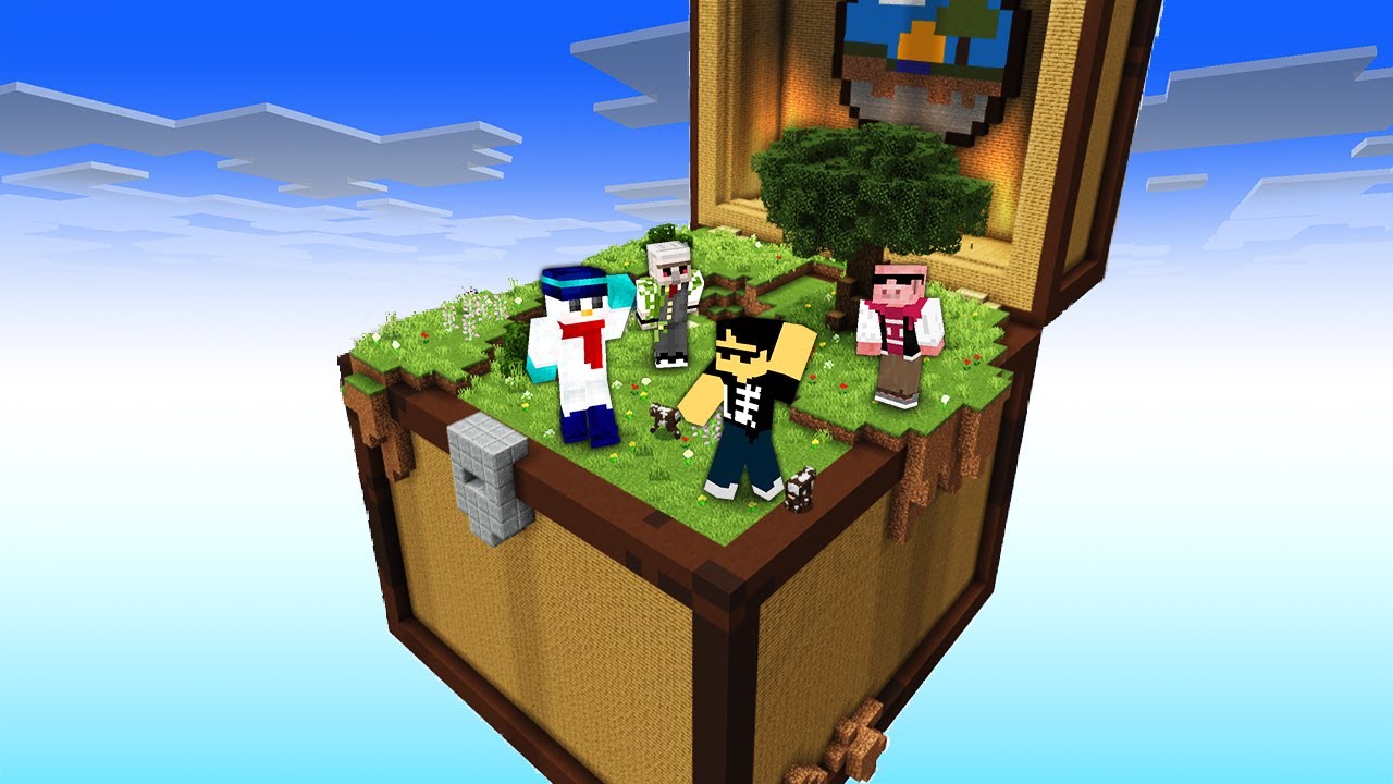Minecraft] Survival in a world of giant chests - YouTube