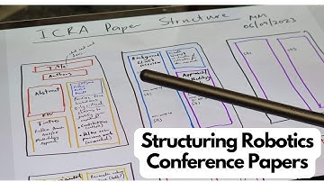 Structuring Robotics Conference Papers