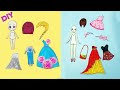 DIY 5 Paper Doll | How to make Paper Doll Set | EASY TO MAKE |Easy paper Craft | DIY Tutorial Crafts