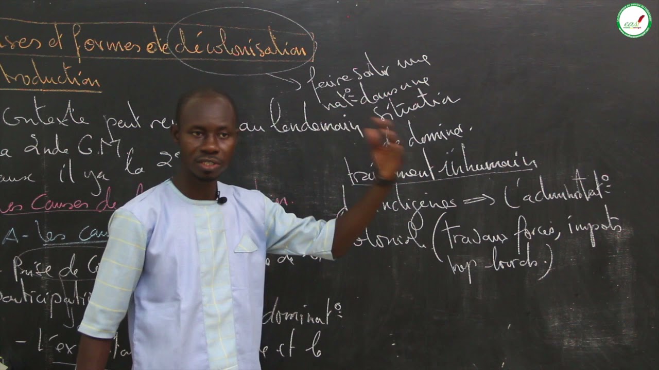 Cours - Troisième - HG: Causes et formes de décolonisation / M. Sarr