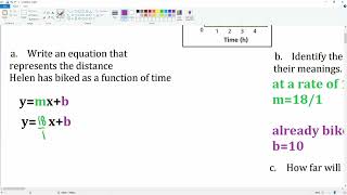 Chapter 4 #5 Analyzing a Linear Model scenario