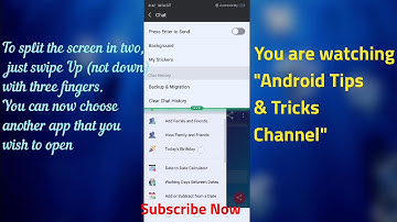 Oppo F7 hidden setting: Split screen and use two apps