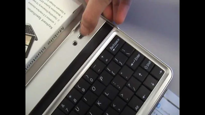 Bluetooth Wireless Keyboard Stand for Google Nexus 7 Syncing Instruction