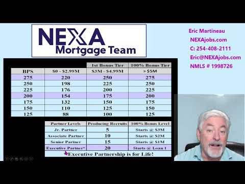 NEXA Mortgage's New Pay Scale for Loan Officer Partners