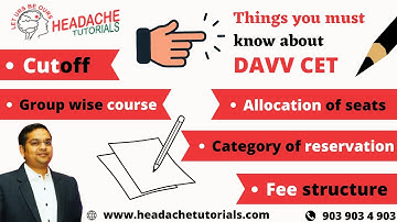 Things you must know about DAVV CET | DAVV CET 2021 | UPDATE ABOUT DAVV CET2021