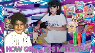 How Gen Z Determines if You Are a Millennial | NY/Dublin Portal | 90's Toys, Candy, and Restaurants