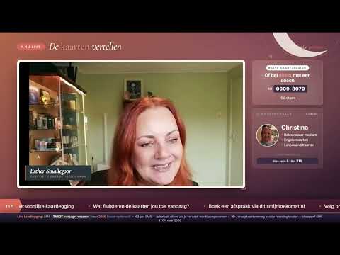 Dinsdag 22 september Esther Smallegoor in De Kaarten Vertellen