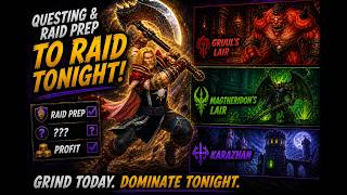WoW TBC Anniversary | Raid Night on the Paladin!! | Grinding &amp; Raid Prep until then!