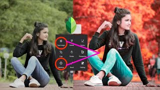 Snabseed Secret Photo editing tutorial || Snabseed Red Tone Photo editing_4K screenshot 1