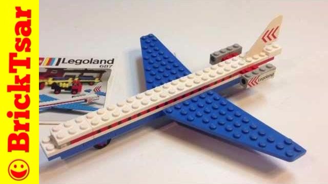 Ananiver Centrum bekræfte LEGO 687 Caravelle Plane from 1972 - VINTAGE Rare LEGOland set - YouTube