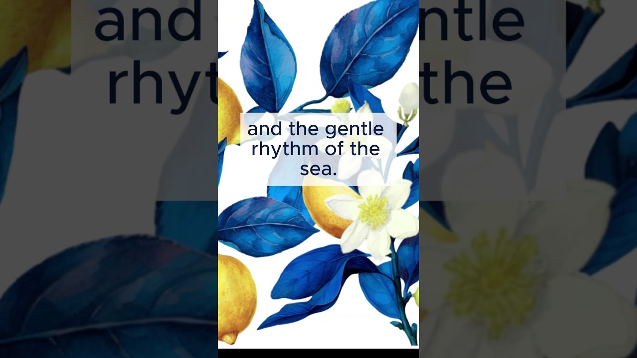 Mediterranean Azuria | Behind the Design 🌊🍋 Coastal Blue Lemon Aesthetic