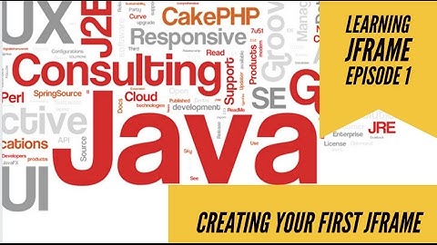 How to Code and Make a JFrame; Episode 1