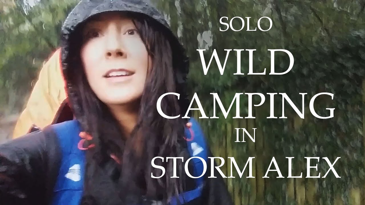 Solo Hiking & Wild Camping in Storm Alex