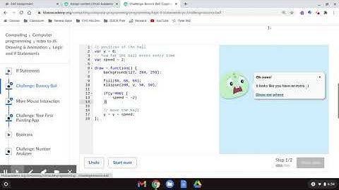 Nov 20 - Bouncy Ball - Khan Academy