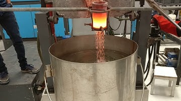 Gold silver Granuals making by Agni electrical melting furnace