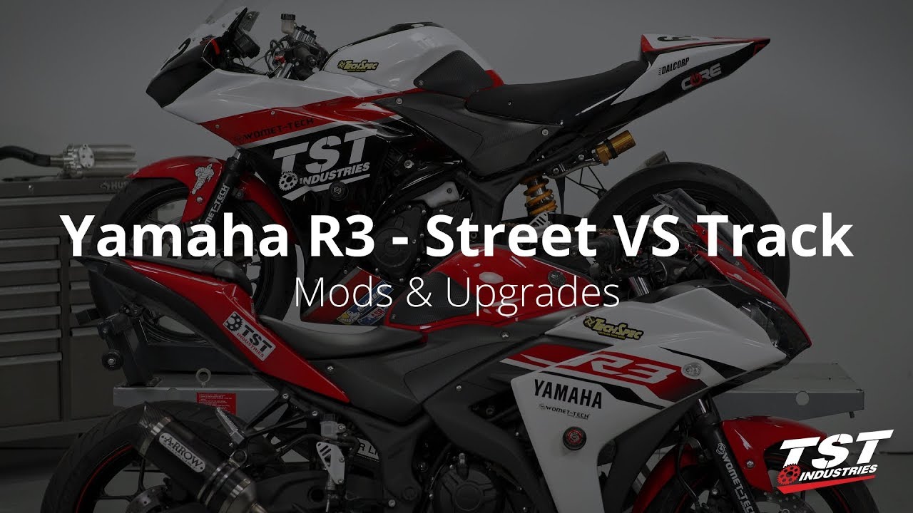 STREET VS TRACK Mods et mises  niveau Yamaha R3