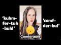 You’re Saying “Comfortable” WRONG! | American English Pronunciation #shorts