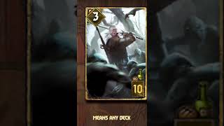 Geralt Igni | Classic Card Of The Day #gwent #thewitcher #ccg #fantasy