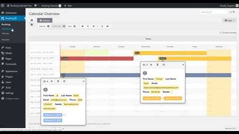 Booking Calendar (Legacy Version) - WordPress plugin overview