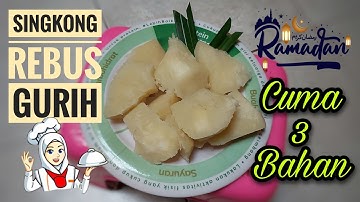 CARA MEMBUAT SINGKONG REBUS YANG EMPUK DAN GURIH, MEREKAH SAAT DIGORENG HANYA DENGAN 3 BAHAN