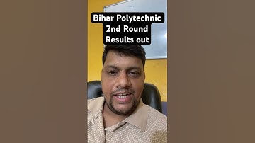 Bihar Polytechnic 2nd Round Results out 2025 #biharpolytechnic #biharboardscrutinyresultkabaayega