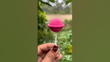how to make lollipop very easily with clay #diy #art #creative #craft #clay