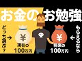 会計・ファイナンスの基礎を学ぶ（今の100万円と将来の100万円、どちらが価値があると思いますか？）