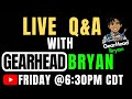 Live Q&amp;A: Car Repairs, Tools, and Tips with GearheadBryan