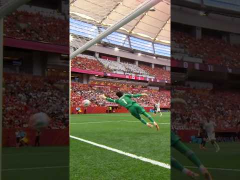 Amazing volley goal from Jonathan David for Canada! 🇨🇦⚽#FIFAWorldCupOnYT