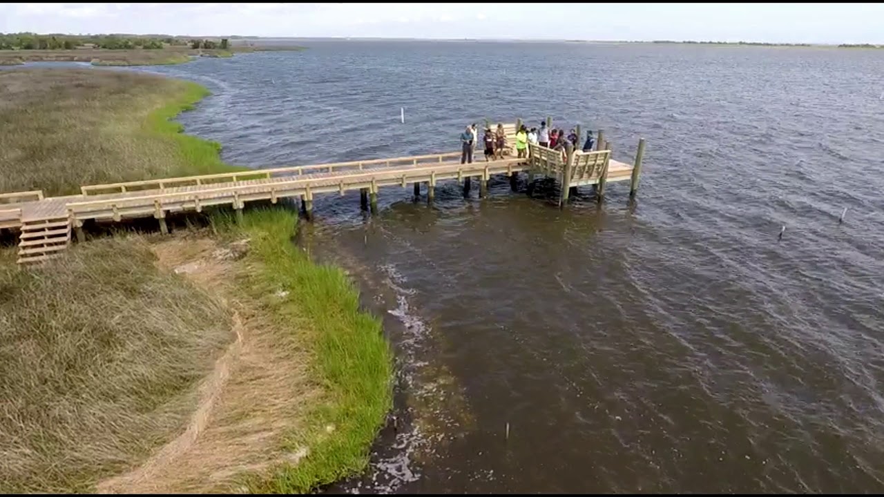 New Coastal Federation Education Dock at Wanchese