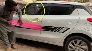 Swift Door Decals Installing | New Swift 2022 | Swift | Swift Decoration
