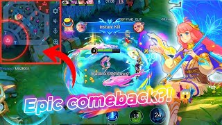 Never Give Up, Never Surrender! 🙂‍↕️ Epic Comeback & Hard Match With Kagura BTC Gameplay ☂️🌸✨ | MLBB