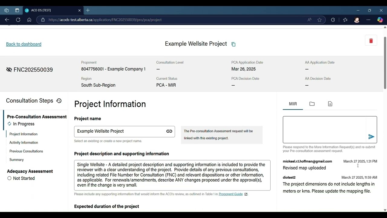 ACO Video 4 – Responding to and submitting More Information Requests using the ACO Digital Service