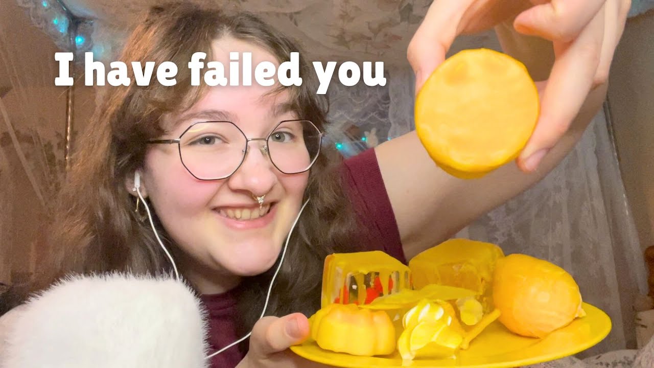 ASMR Wax Coated Squishy Chewing (FAIL!!!!!)