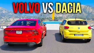 Volvo vs Dacia Cars Best Hard Parkour Racing | Spider Brother with GTA 5 MODS by Örümcek Abi 25,999 views 3 weeks ago 10 minutes, 43 seconds